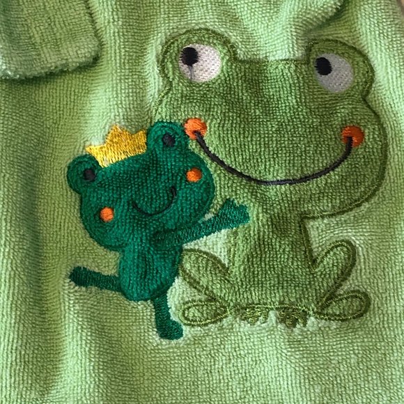 Just One You by Carter Green Terry Cloth BathRobe Tie Belt Size 0-9M - Picture 2 of 10